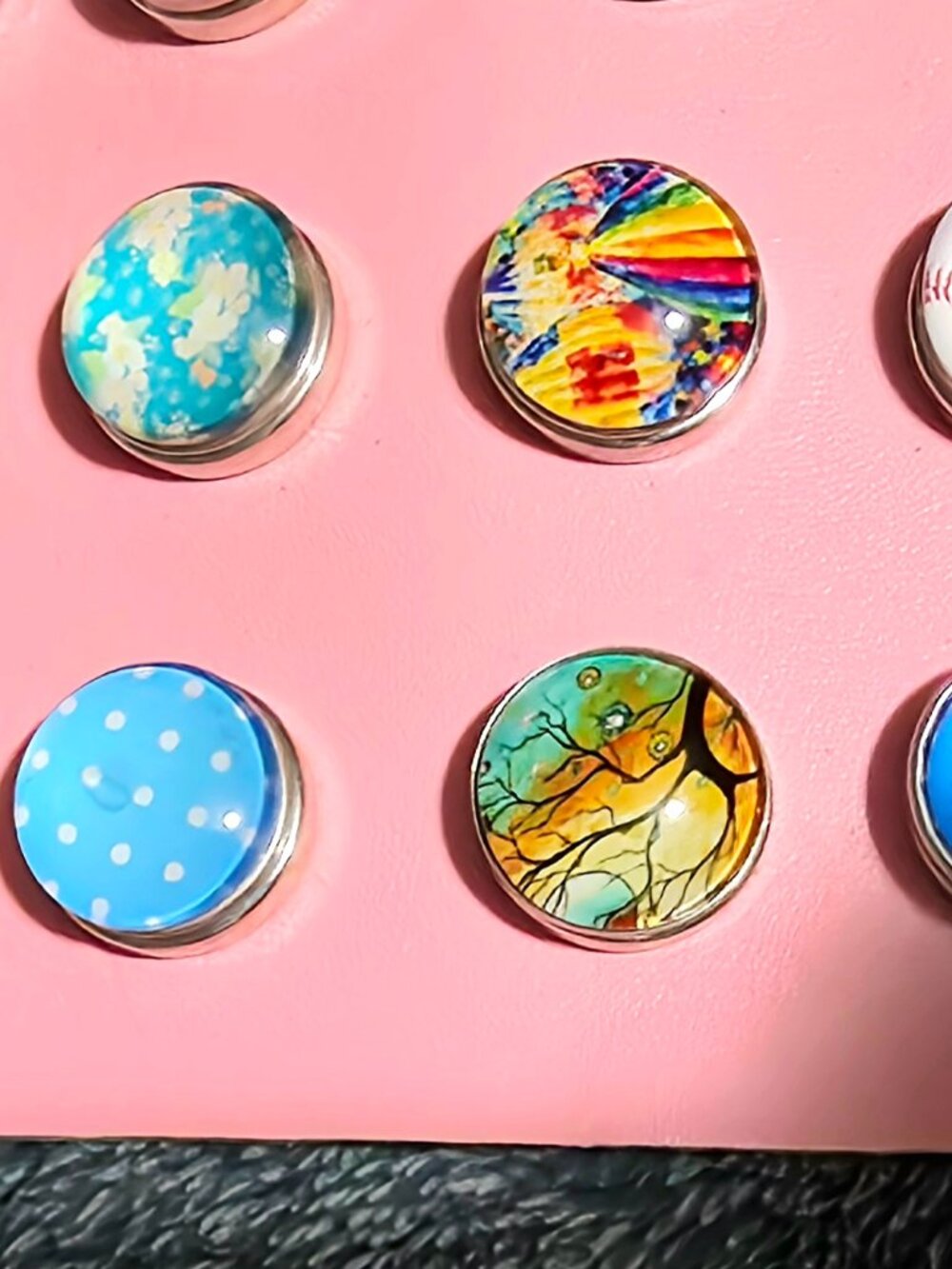 🪩Snap Charms Lot – 50+ Pieces + Display Board - Picture 8 of 8